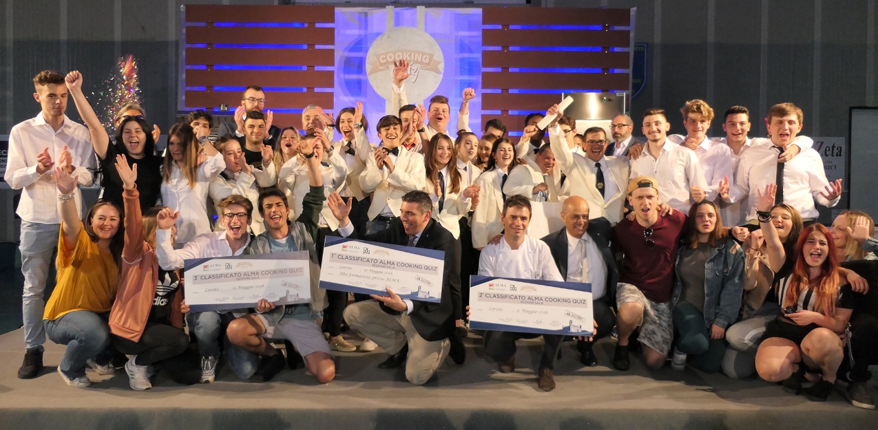 Istituto Alberghiero Berti di Verona, i vincitori della sezione Sala Cooking Quiz 2018
