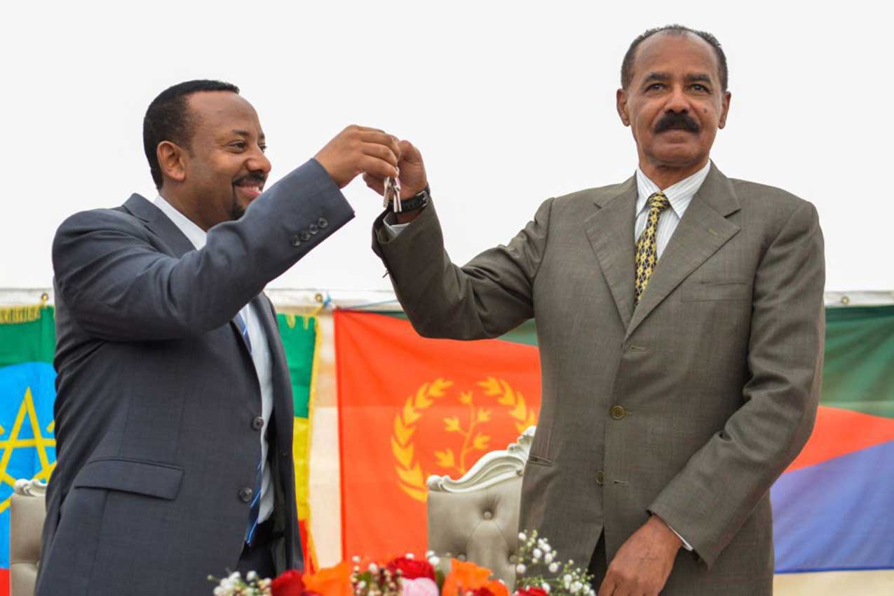 Abiy Ahmed Ali, primo Ministro Etiopia, e Isaias Afewerki, Presidente Eritrea