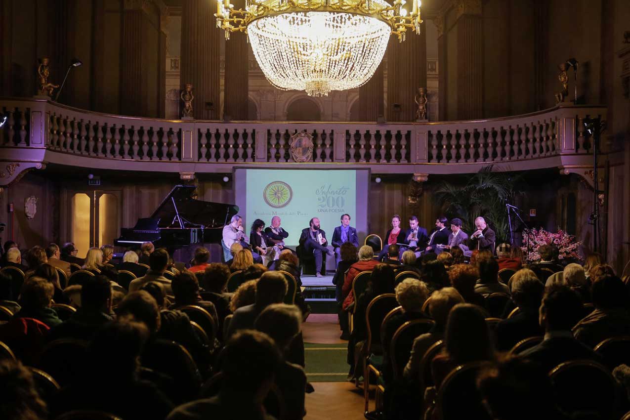 Giornata mondiale della poesia 2018, Sala Maffeiana del Teatro Filarmonico (photo Accademia mondiale della poesia)