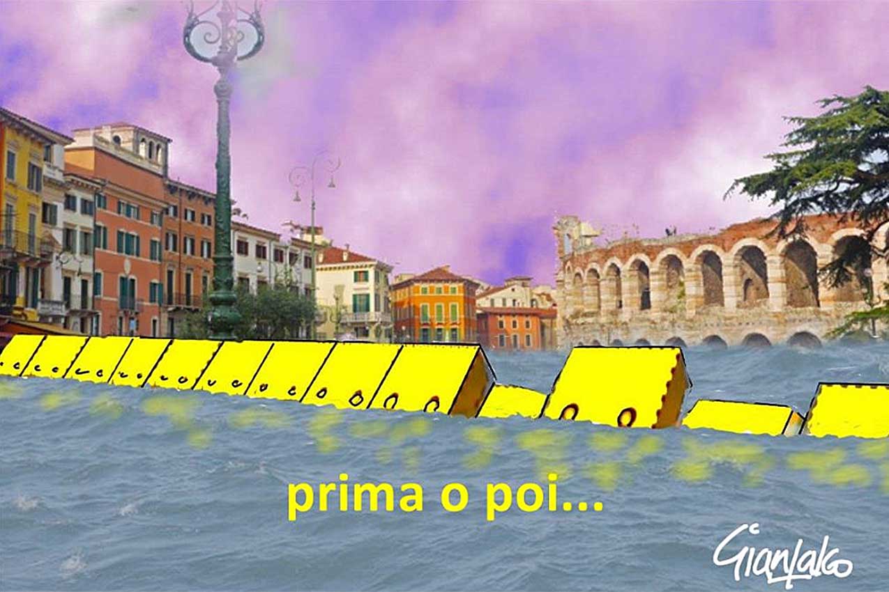 acqua alta a Verona